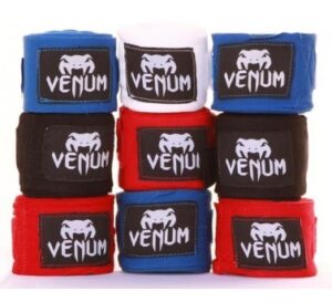 Boxerské bandáže značky VENUM – 2,5 m – Černé
