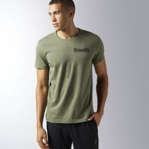 REEBOK Pánské tričko CROSSFIT ATHENA - zelené