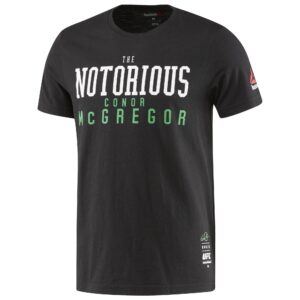 REEBOK Pánské tričko UFC CONOR MCGREGOR RETRO - černé