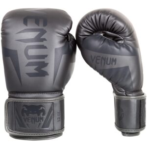 Boxerské rukavice VENUM ELITE – šedé