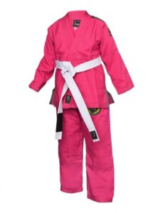 OKAMI fightgear Dětské Kimono Gi Wolf Pup 2.0 – pink
