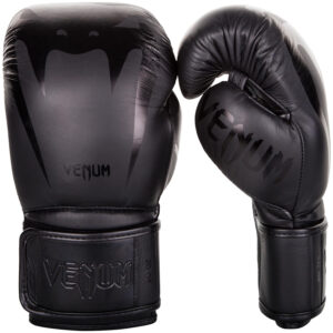 Boxerské rukavice VENUM GIANT 3.0 kůže – černo/černé