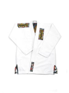 MANTO Dámské kimono "FLORAL" BJJ GI - bílé