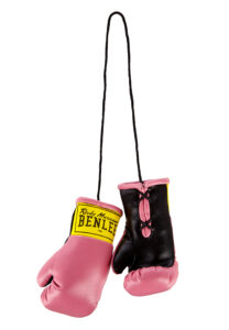 Přívěsek BOX rukavice BENLEE - růžový