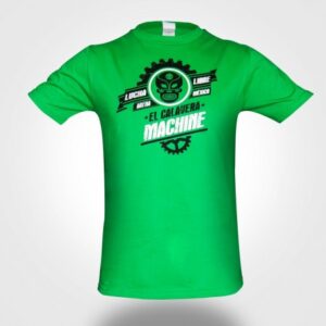 Tričko Machine LUCHA LIBRE – zelené