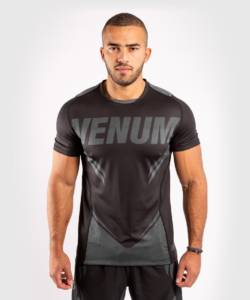 Funkční triko VENUM ONE FC Impact Dry Tech s Kr. rukávem - Black/Black
