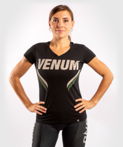 Dámské tričko VENUM ONE FC Impact – Black/Khaki