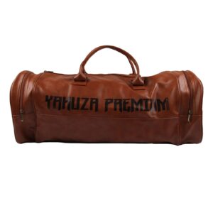 Yakuza Premium fitness sports taška PROMO SKULL - hnědá