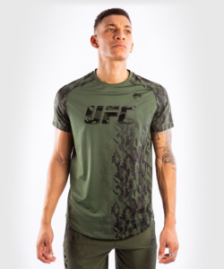 Pánské Funkční triko VENUM UFC Authentic Fight Week - Khaki