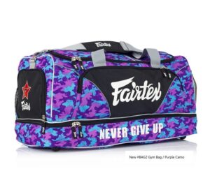 Sportovní taška Fairtex Gym bag – purple camo